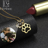 Personalisierte Halskette mit Hundmotiv